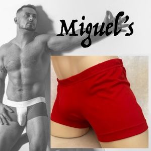 Miguels Square Cut Pouch Swim Briefs XL runs small 100% polyester Unlined
